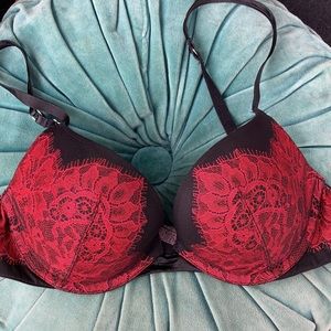 Victoria’s Secret Lace Under Mesh Padded Push Up